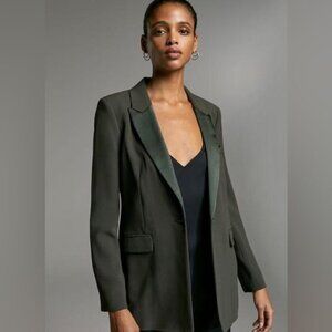 Babaton Dark Green Blazer
